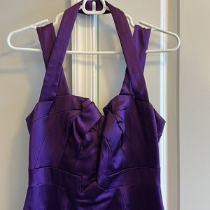 Royal purple Karen Millen midi dress